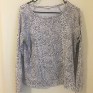 Soft Joie snake print sweatshirt